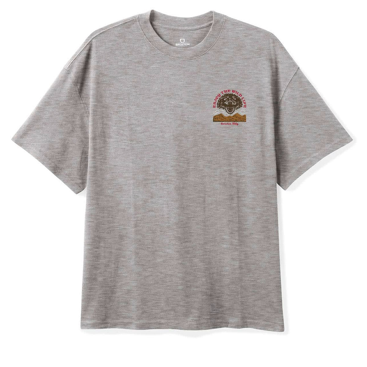 Brixton Mercy T-Shirt - Heather Grey image 2