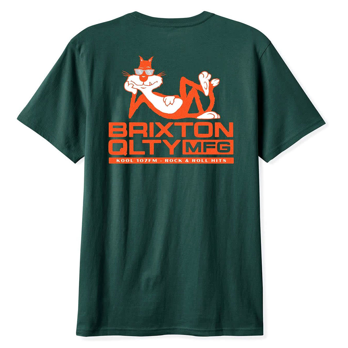 Brixton Cool Cat T-Shirt - Deep Emerald image 1