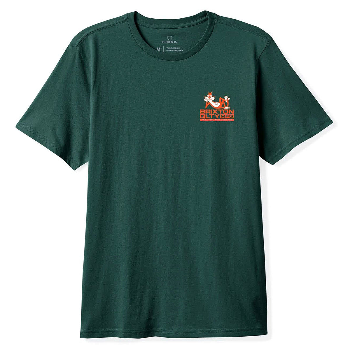 Brixton Cool Cat T-Shirt - Deep Emerald image 2