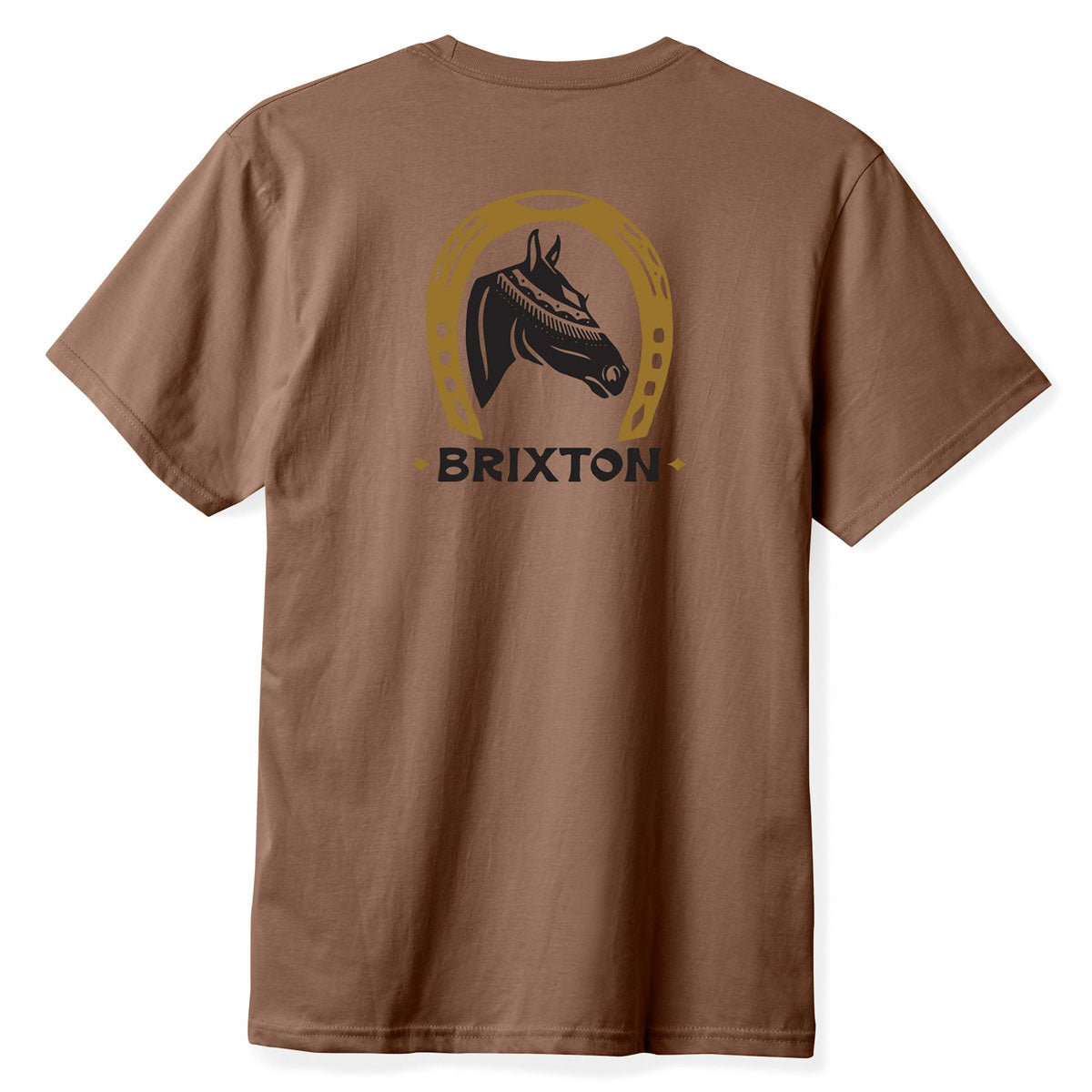 Brixton Blind Taylored T-Shirt - Pinecone Brown image 1