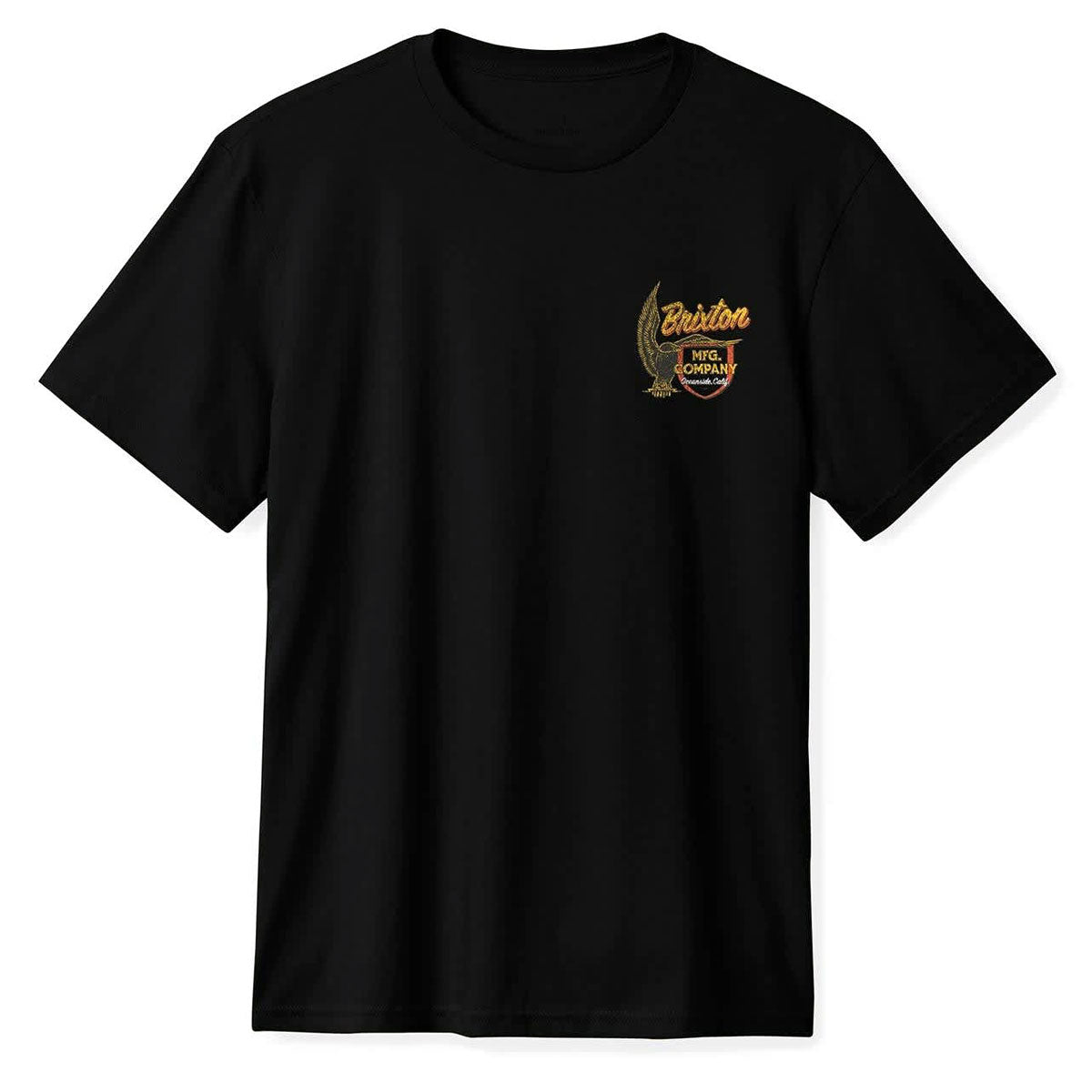 Brixton Highline T-Shirt - Black Worn Wash image 2