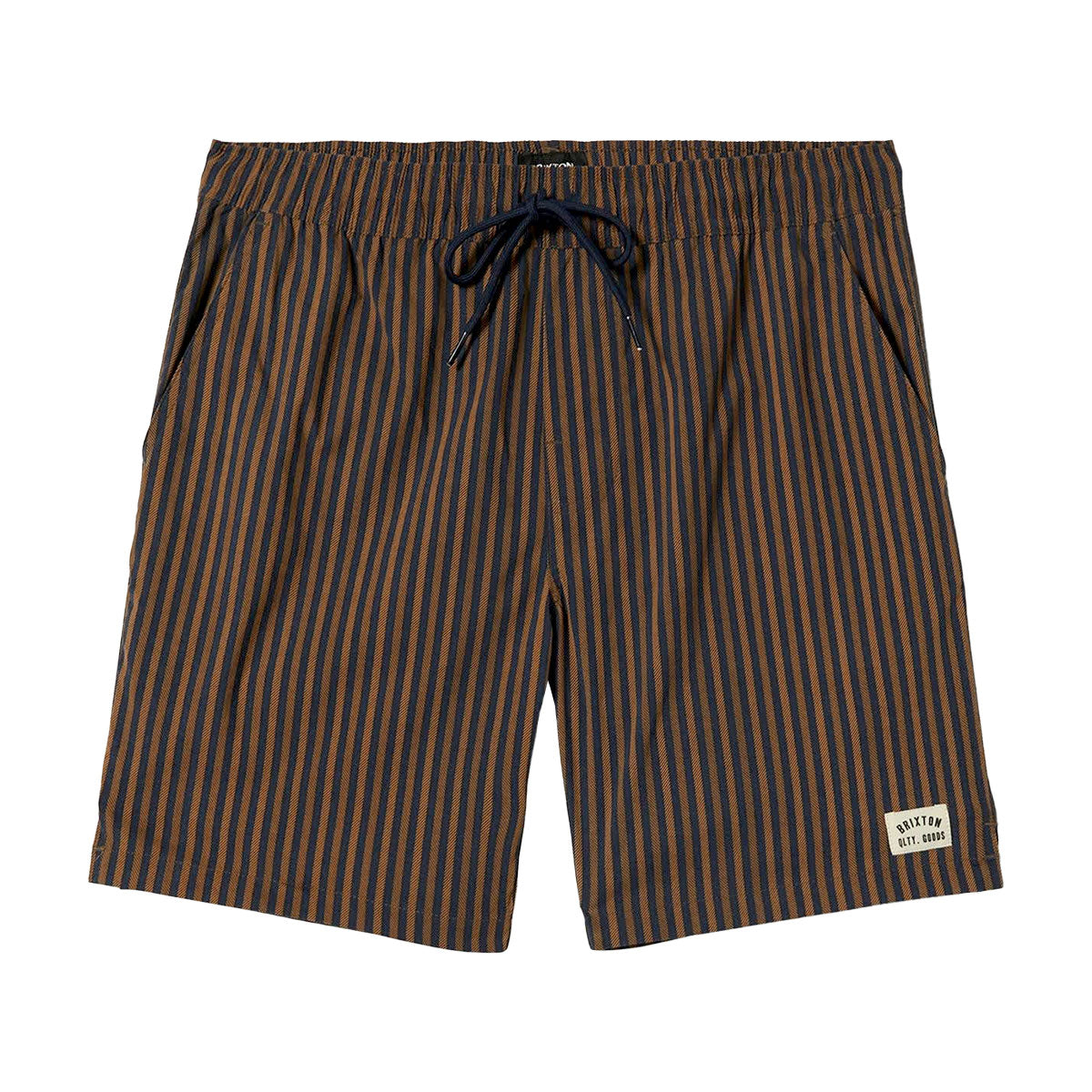 Brixton Everyday Hybrid 7 Shorts - Washed Navy/Sunbaked Herringbo image 1