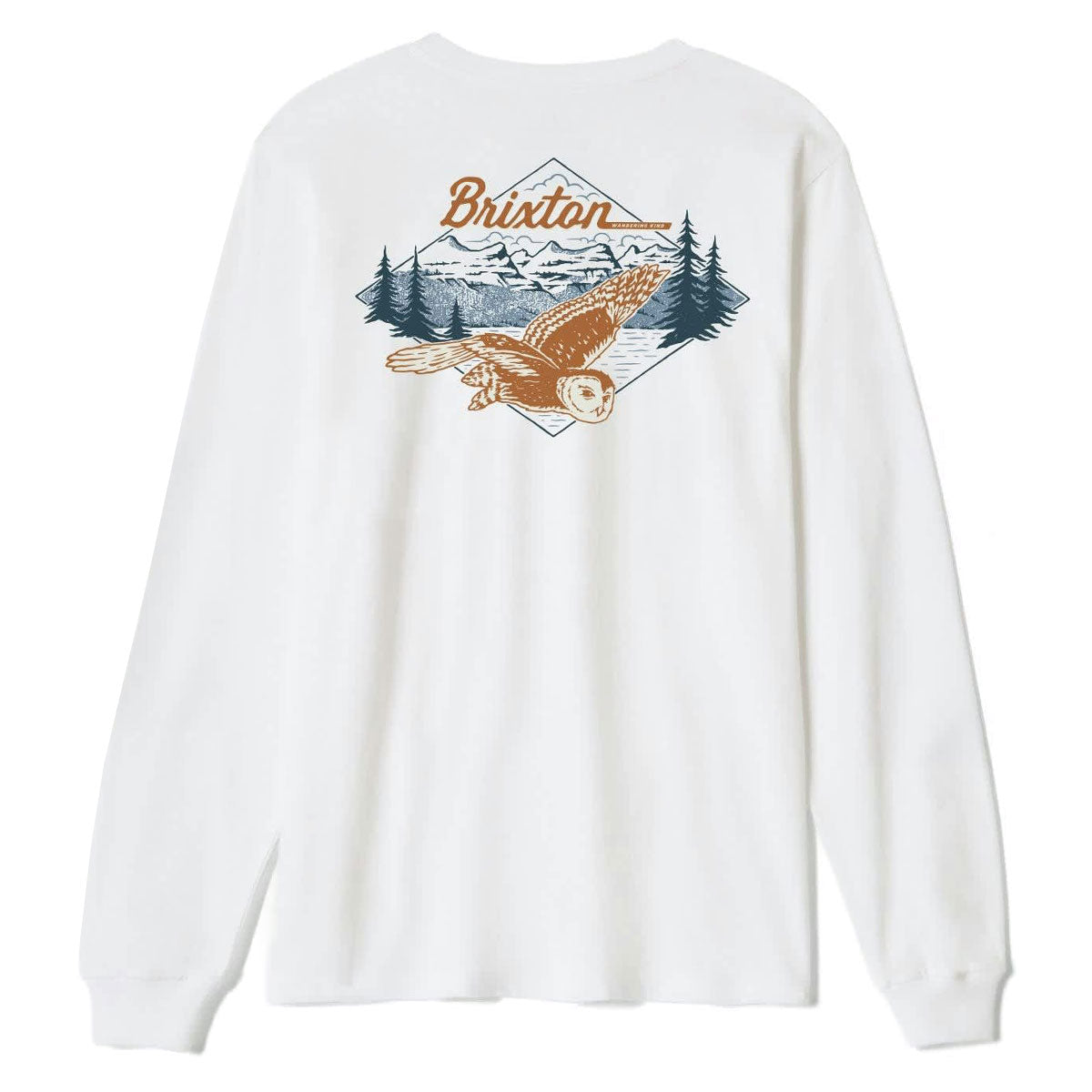 Brixton Driftway Long Sleeve T-Shirt - White image 1