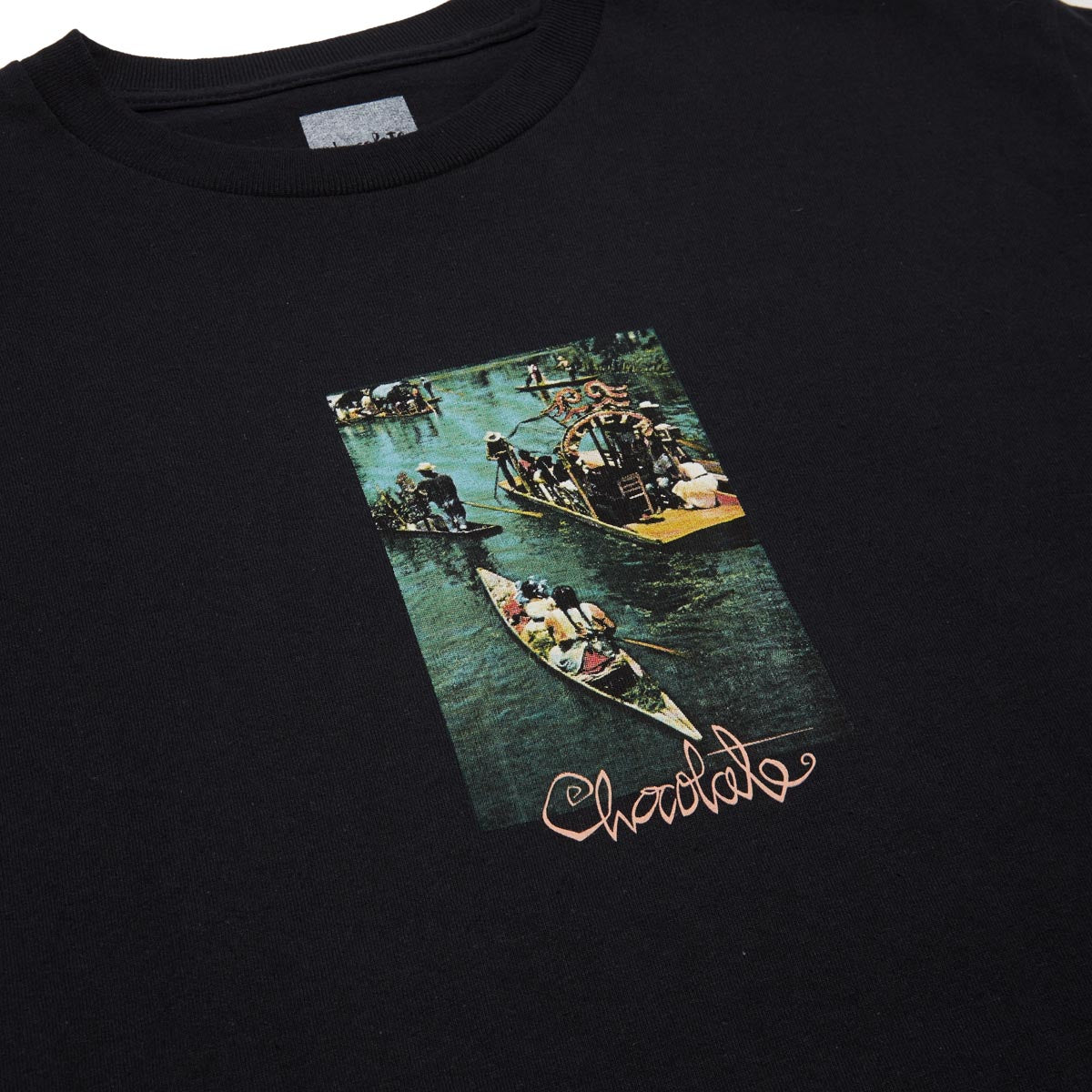 Chocolate Trajineras T-Shirt - Black image 2