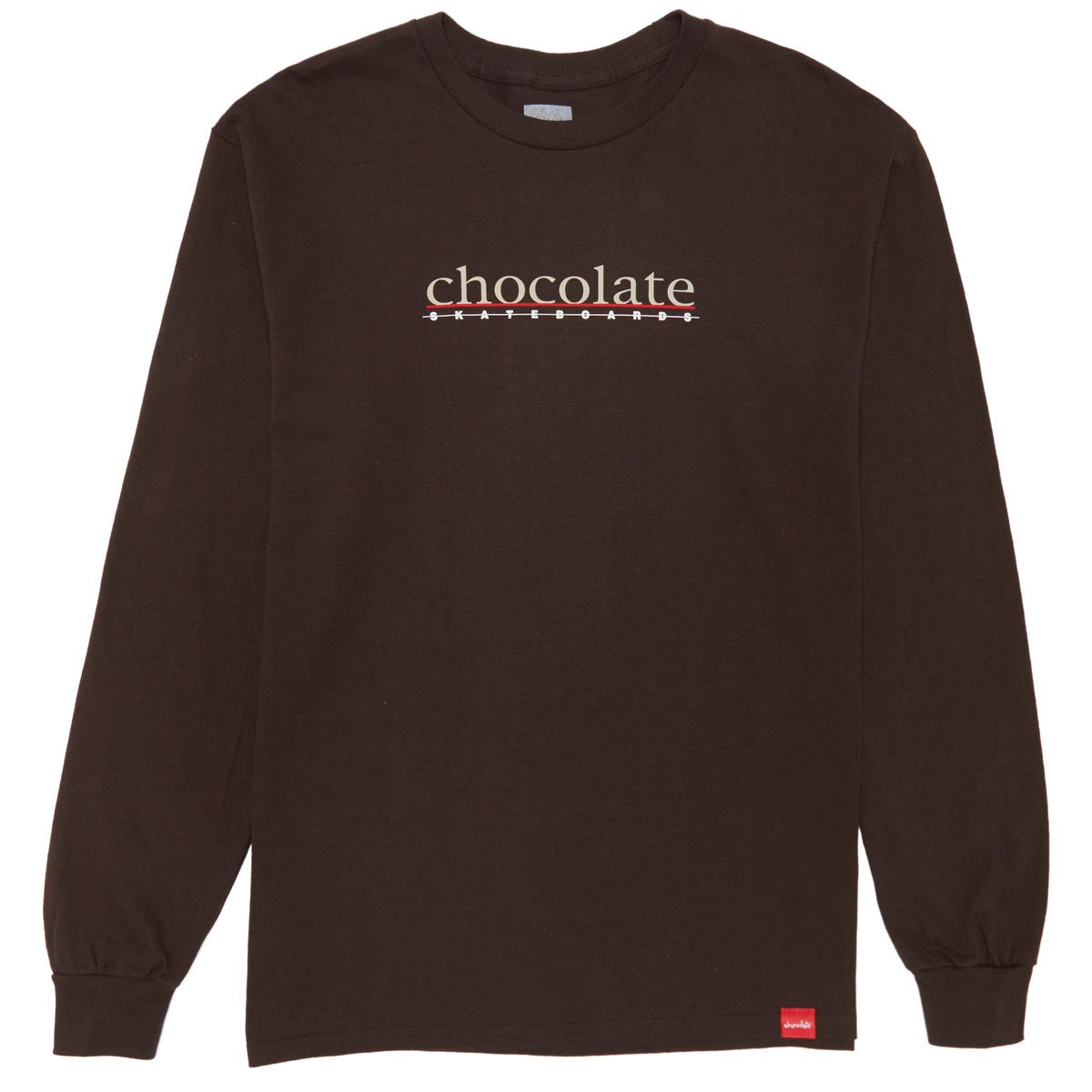 Chocolate Bar Long Sleeve T-Shirt - Brown image 1