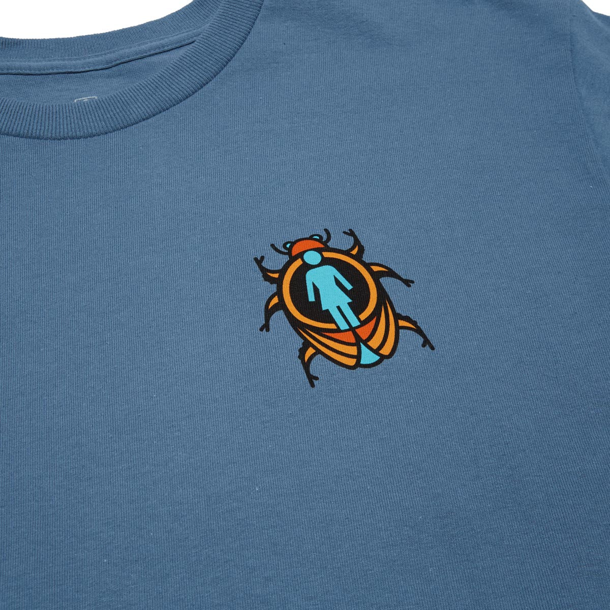 Girl Beetle Boss T-Shirt - Harbor Blue image 2