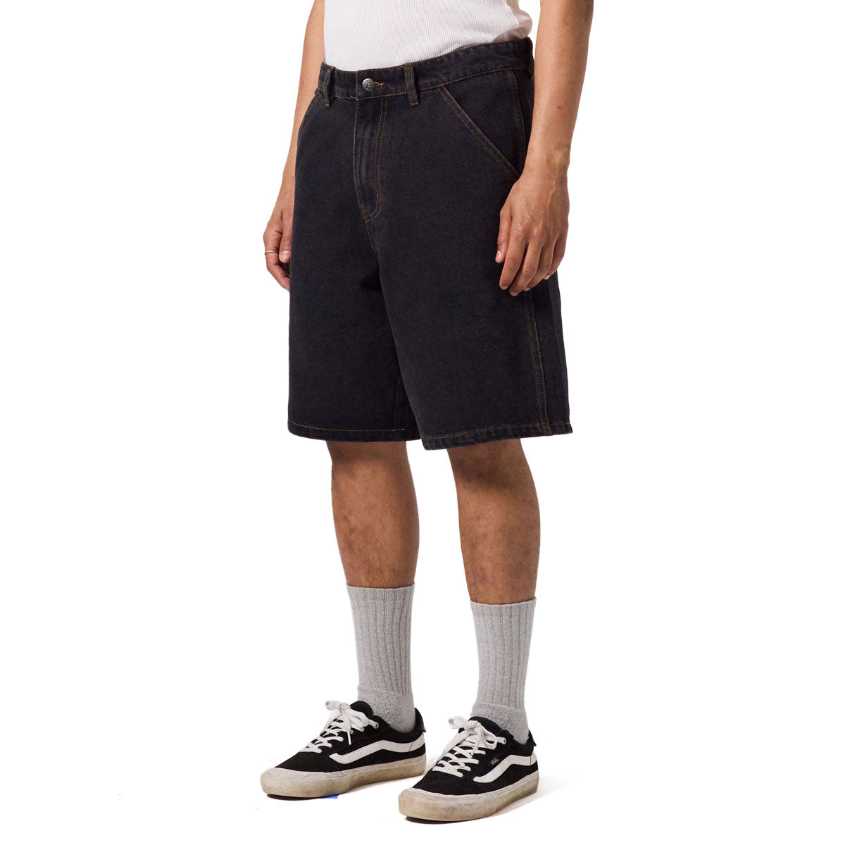 Former Reynolds 21 Denim Walk Shorts - Washed Black image 3