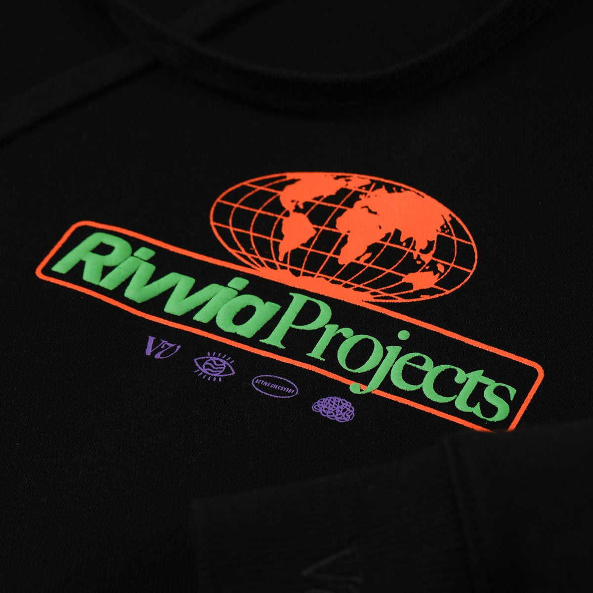 Rivvia Global Projects Hoodie - Black/Grey image 3