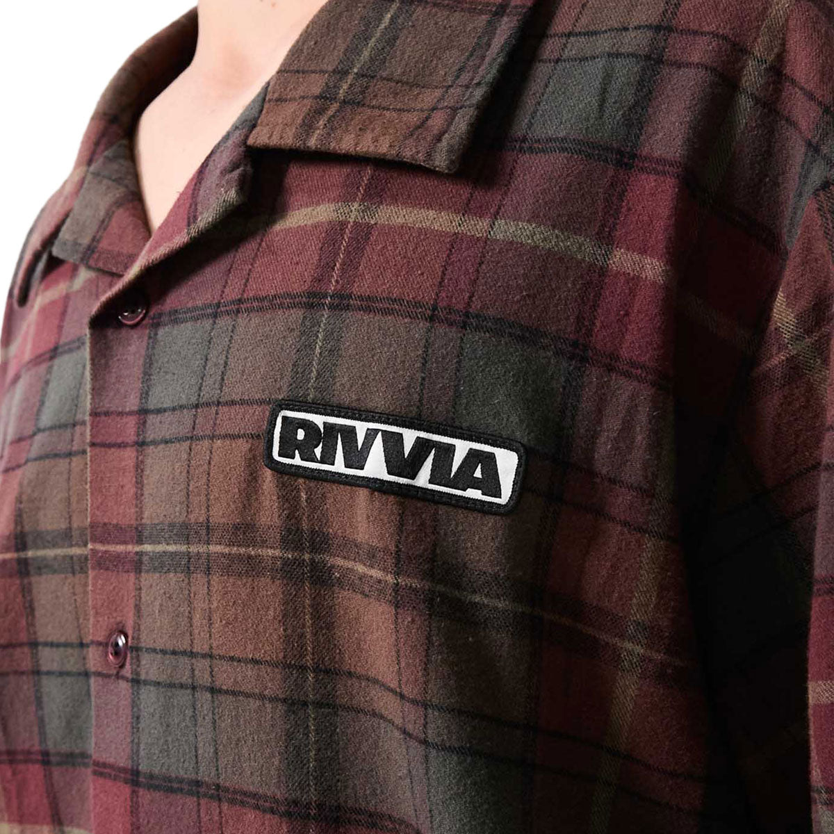 Rivvia VV Plaid Shirt - Black Brown image 3