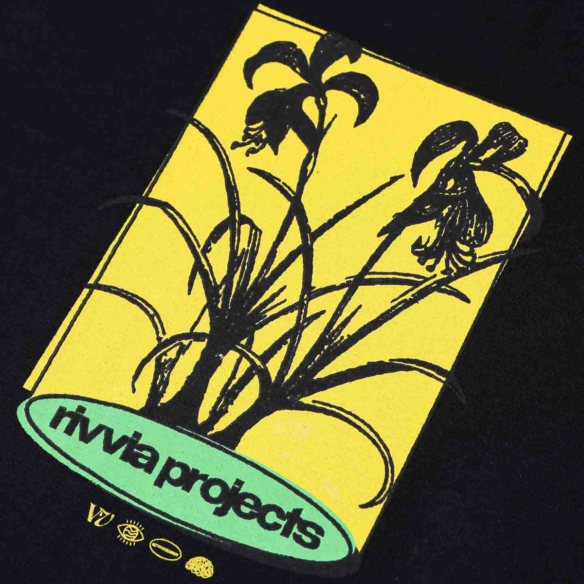 Rivvia Bloom T-Shirt - Black image 2