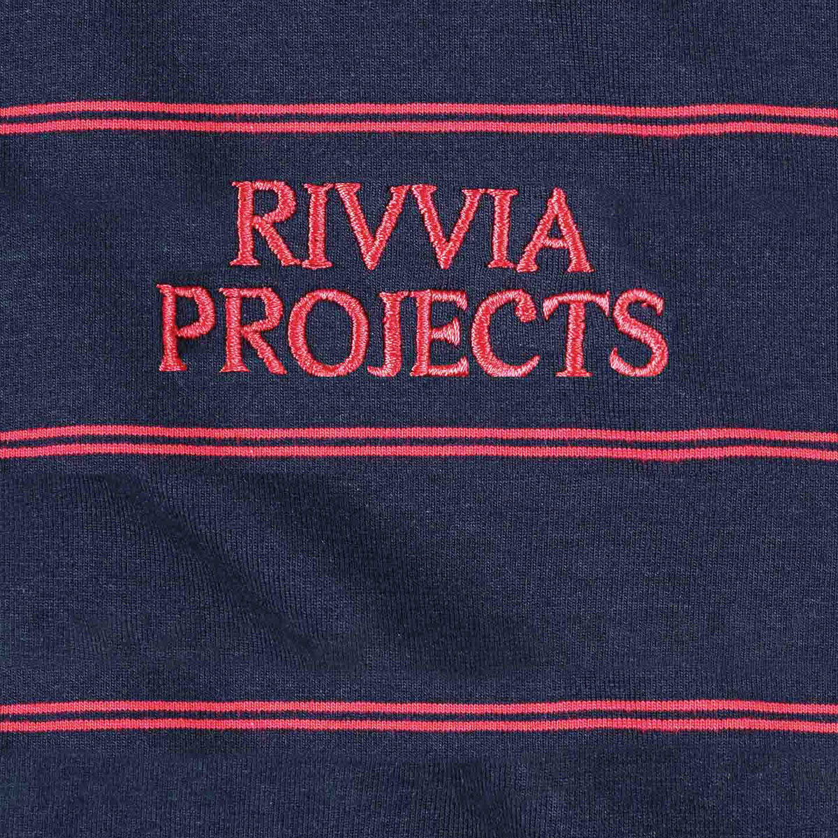 Rivvia Projects Stripe T-Shirt - Dark Blue/Red image 2