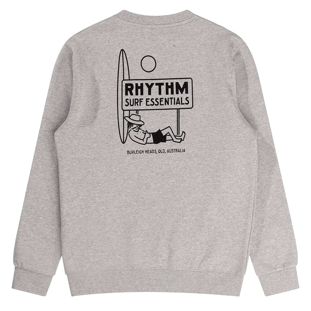 Rhythm Siesta Fleece Crew Sweatshirt - Grey Heather image 4