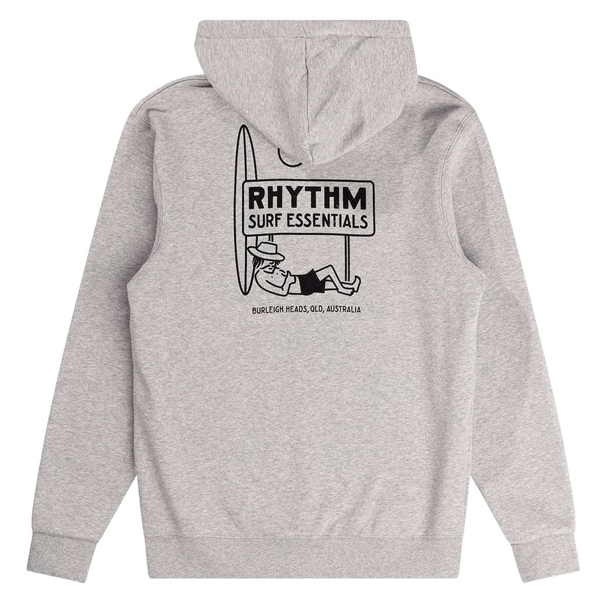 Rhythm Siesta Fleece Hoodie - Grey Heather image 2