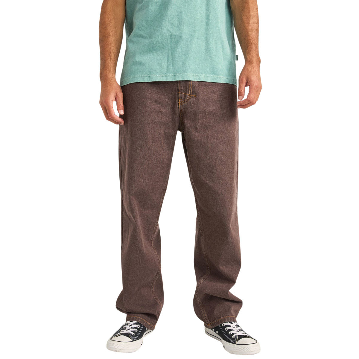 Rhythm Chile Denim Jeans - Brown image 1