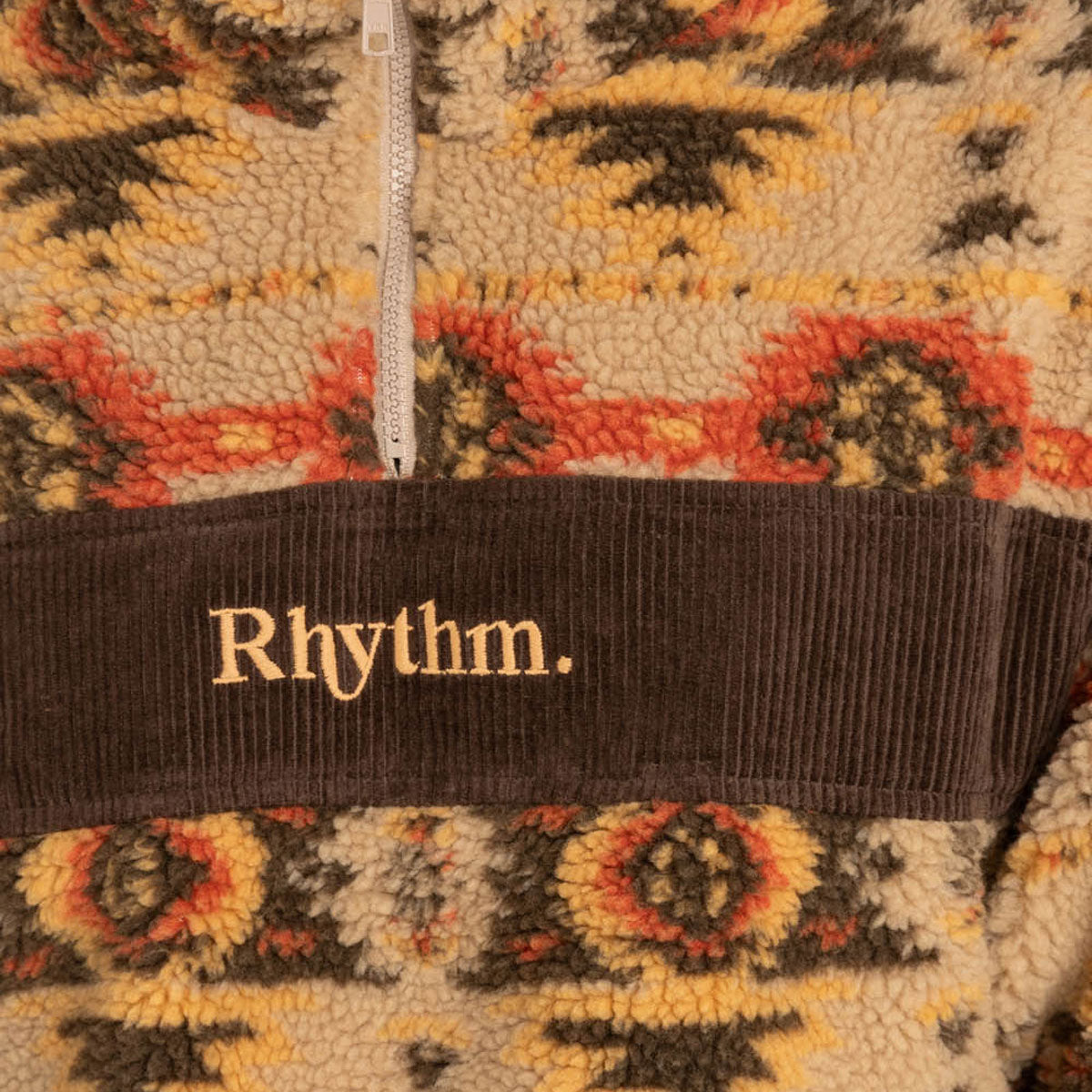 Rhythm High Noon Quarter Zip Sweatshirt - Tan image 3
