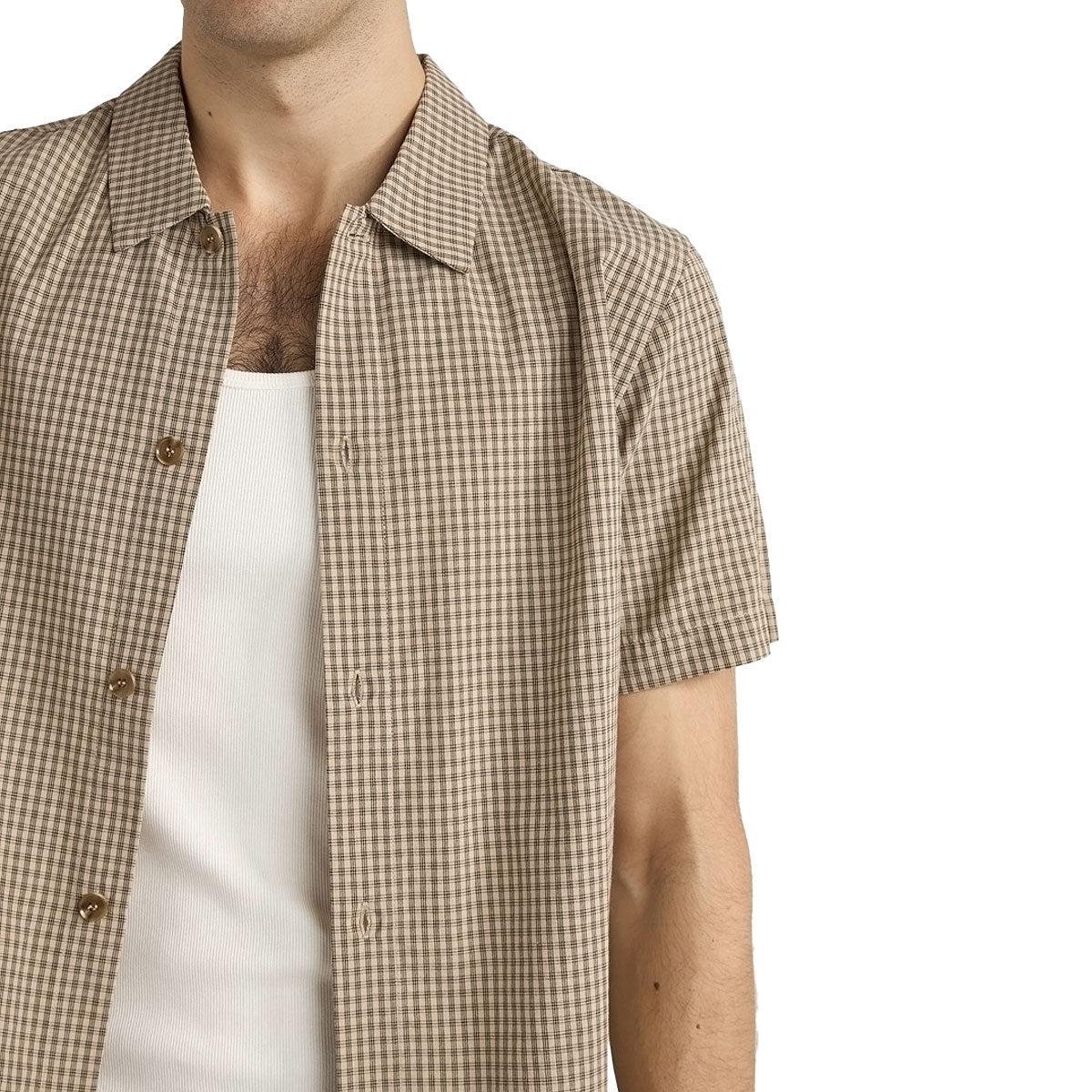 Rhythm Check Shirt - Sand 2025 image 3