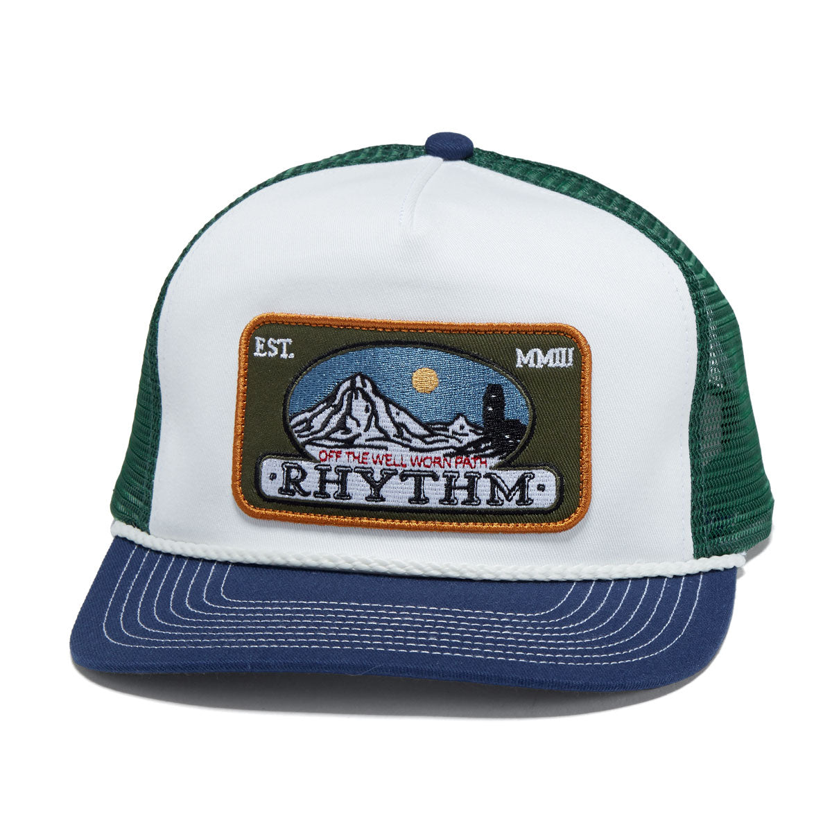 Rhythm Horizon Trucker Hat - Blue/Green image 1