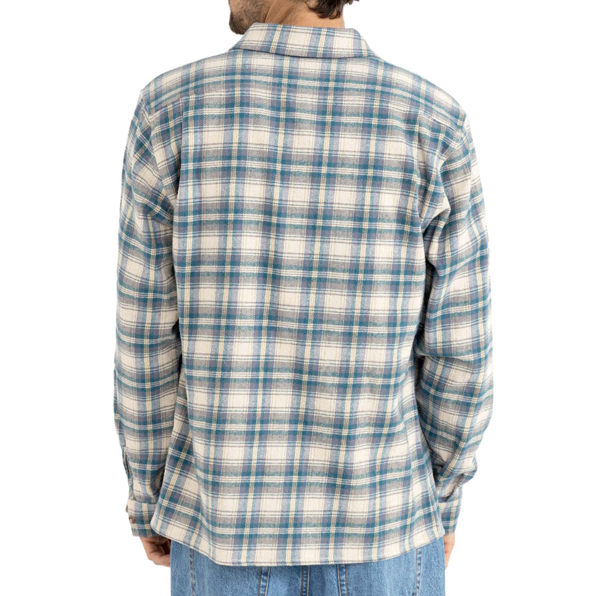 Rhythm Sur Long Sleeve Flannel Shirt - Natural image 2