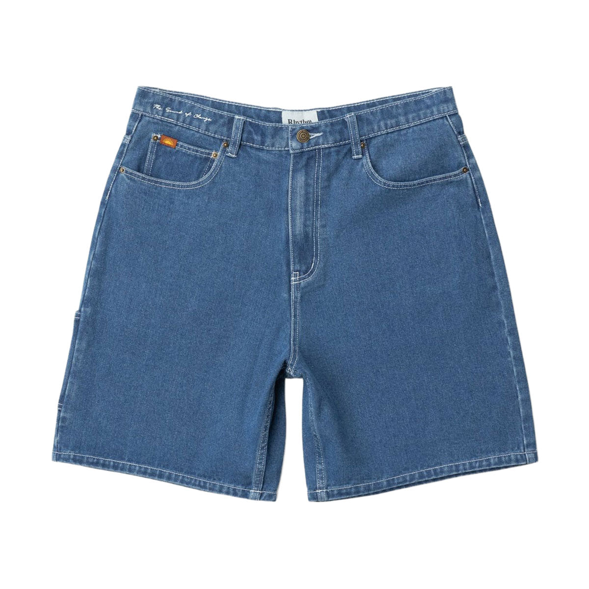 Rhythm Toby Denim Shorts - Dark Blue Wash image 1