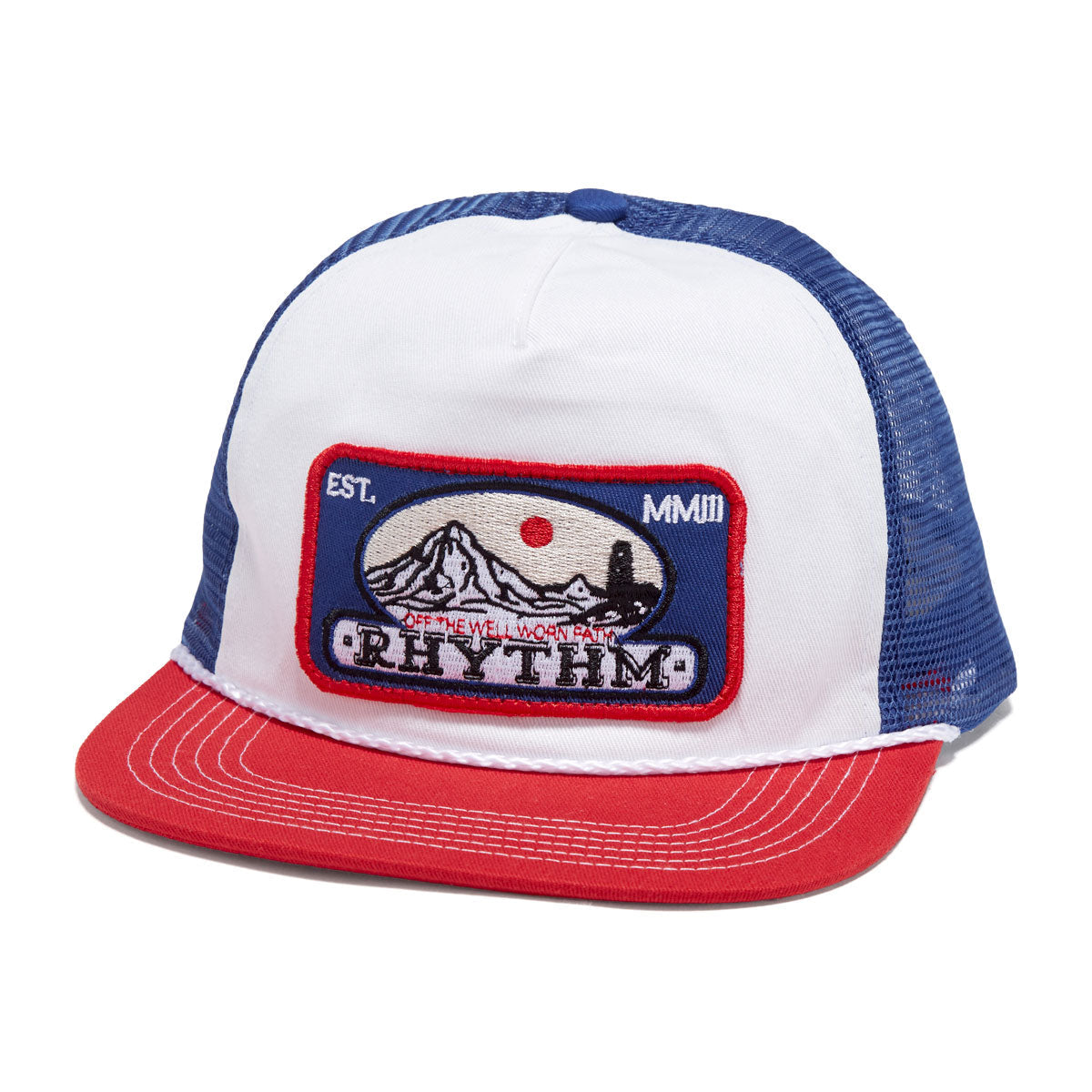 Rhythm Horizon Trucker Hat - Red/Blue image 1