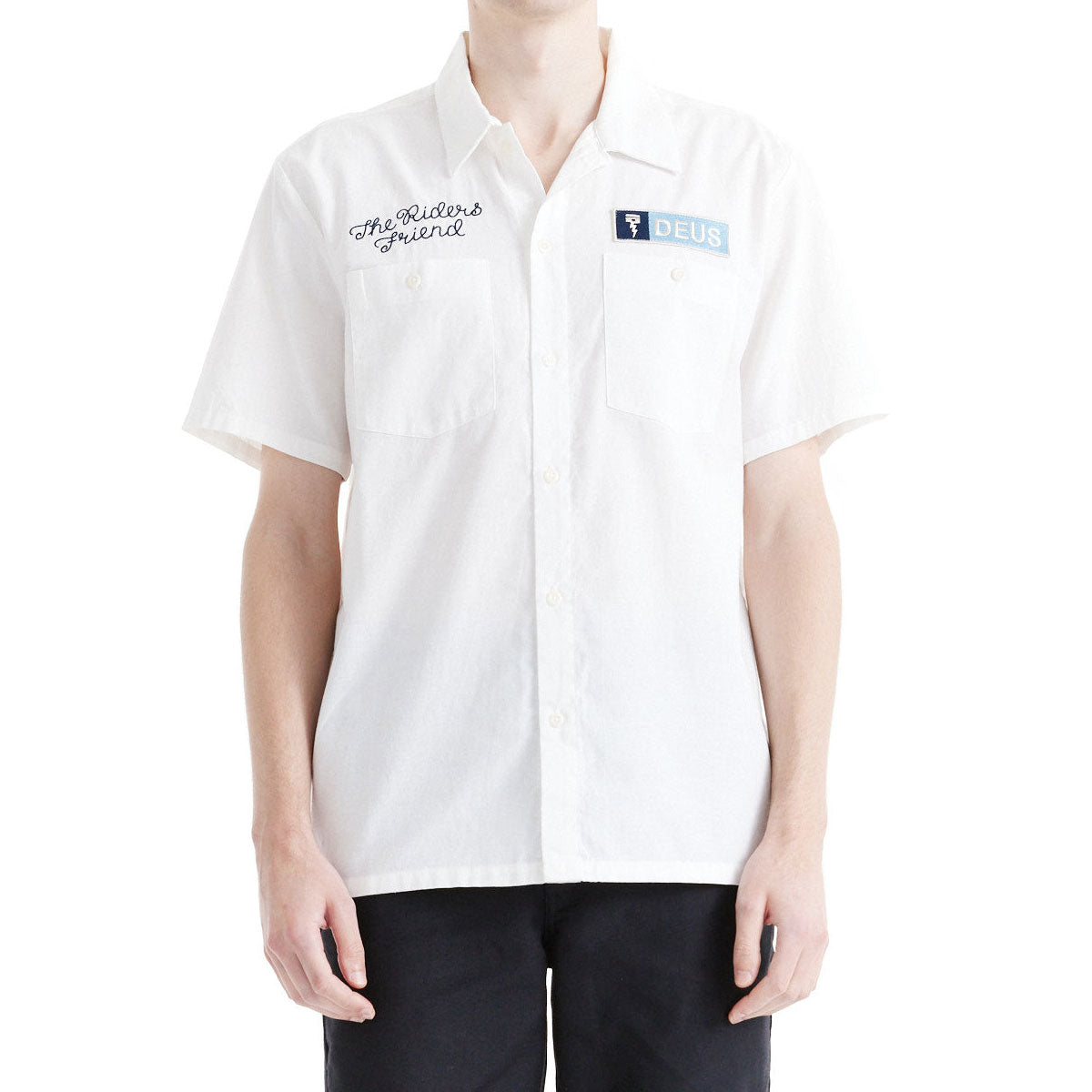 Deus Ex Machina Forecourt Shirt - Vintage White image 1