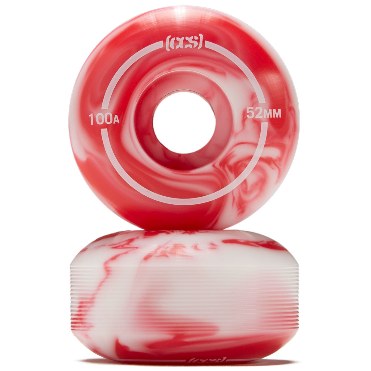 CCS Swirl Skateboard Wheels - Pink - 52mm image 2