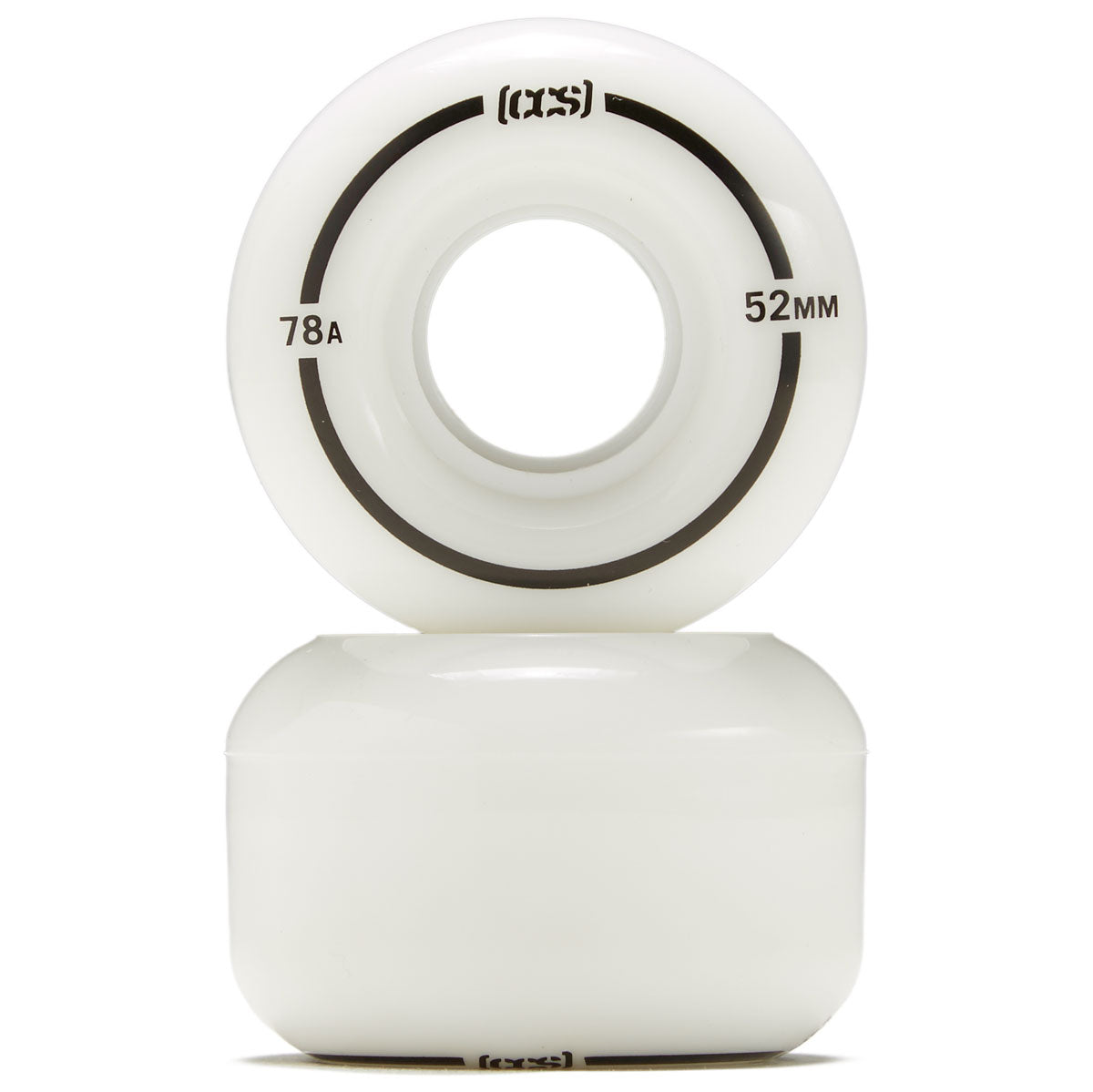 CCS Cruiser Skateboard Wheels - 52mm 78a - White image 2