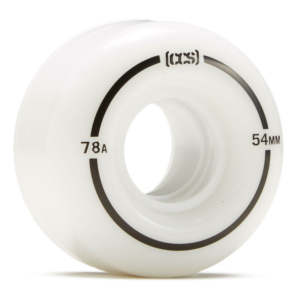 CCS Cruiser Skateboard Wheels - 54mm 78a - White image 1