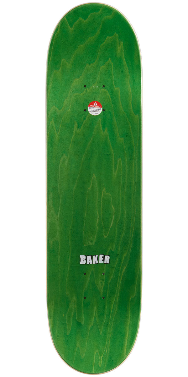 Baker Brand Logo Skateboard Deck - Black/White - 8.475