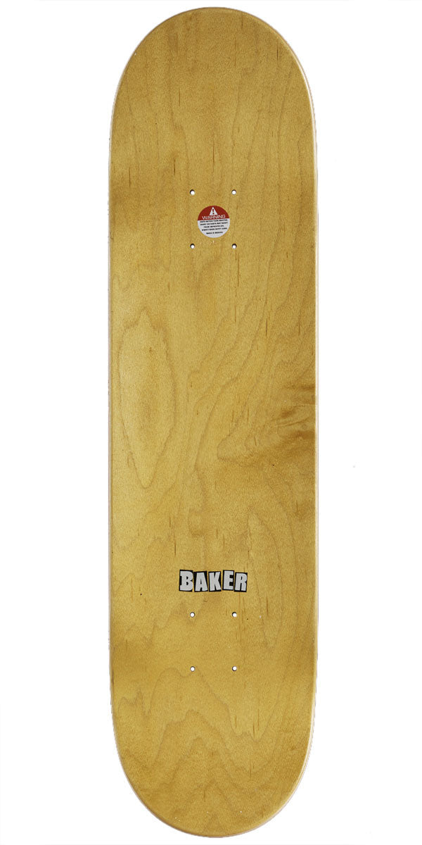 Baker Brand Logo Skateboard Deck - Black/White - 8.10