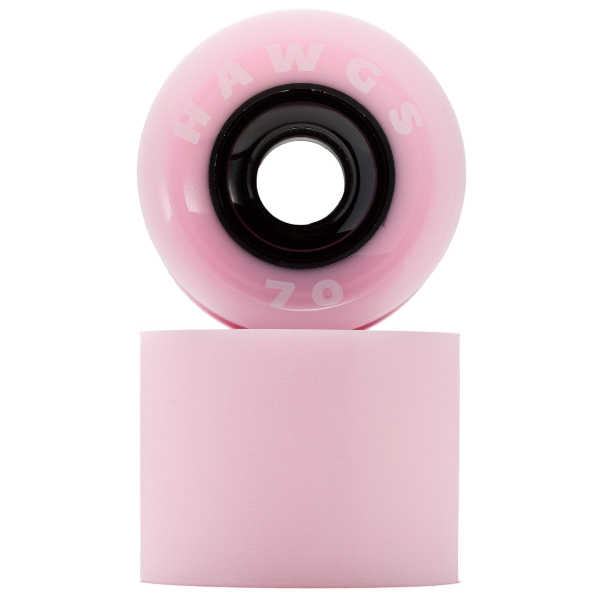 Hawgs Supreme 78a Stone Ground Longboard Wheels - Pink - 70mm image 2