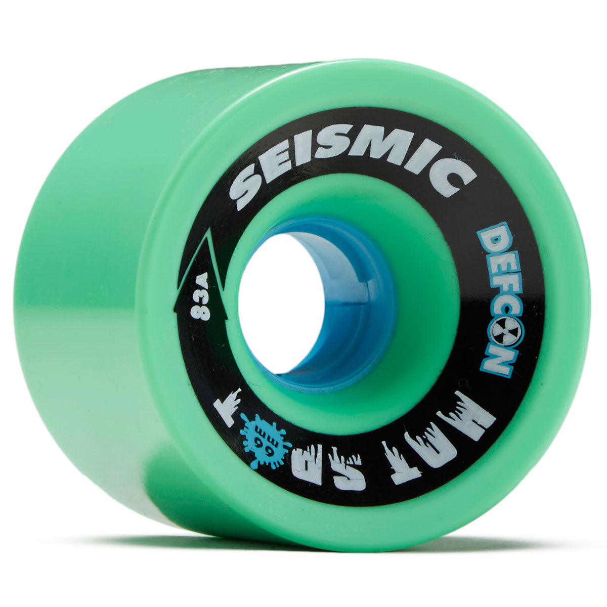 Seismic Hot Spot 83a Longboard Wheels - Mint - 66mm image 1