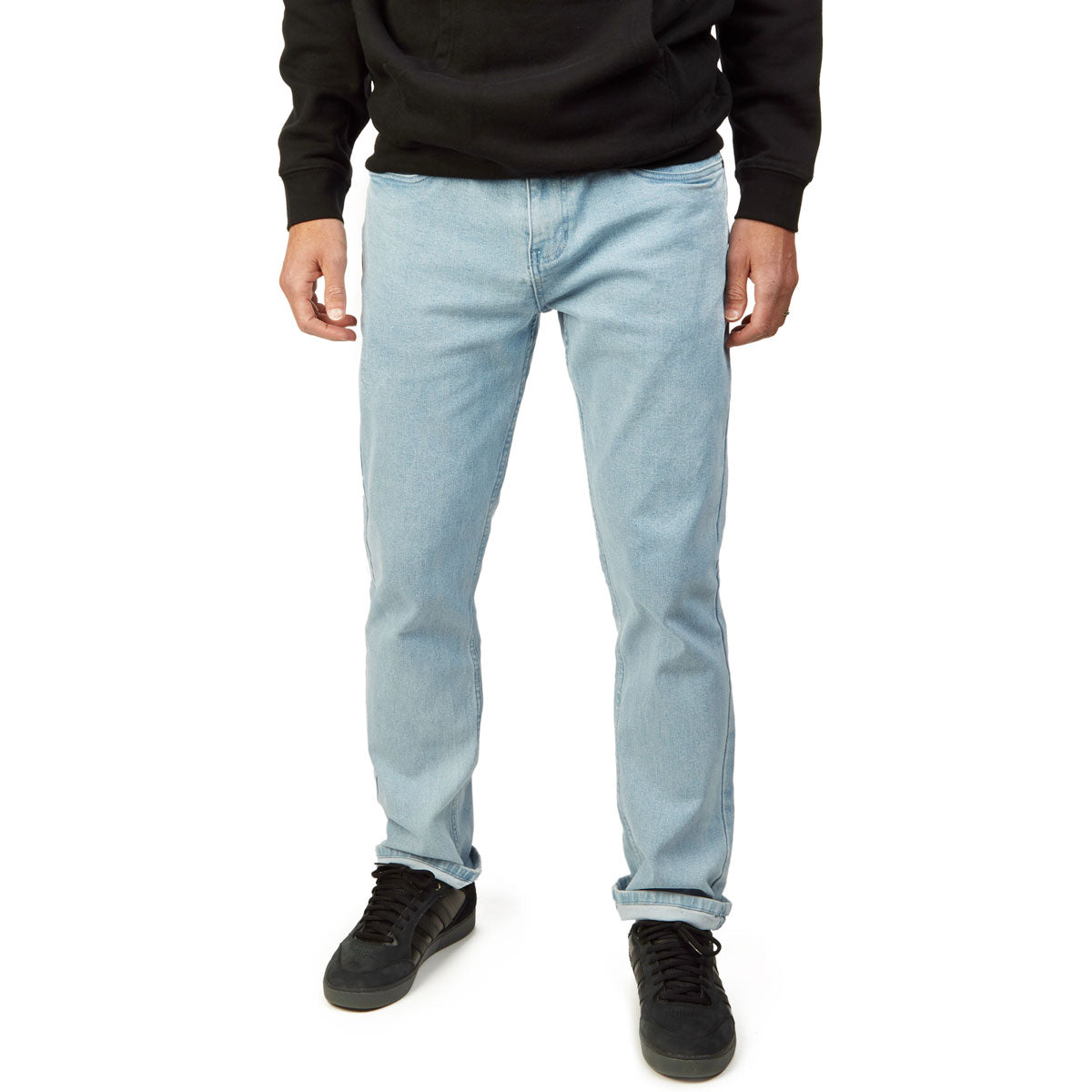CCS Slim Stretch Denim Jeans - 12oz Bleach Wash image 1