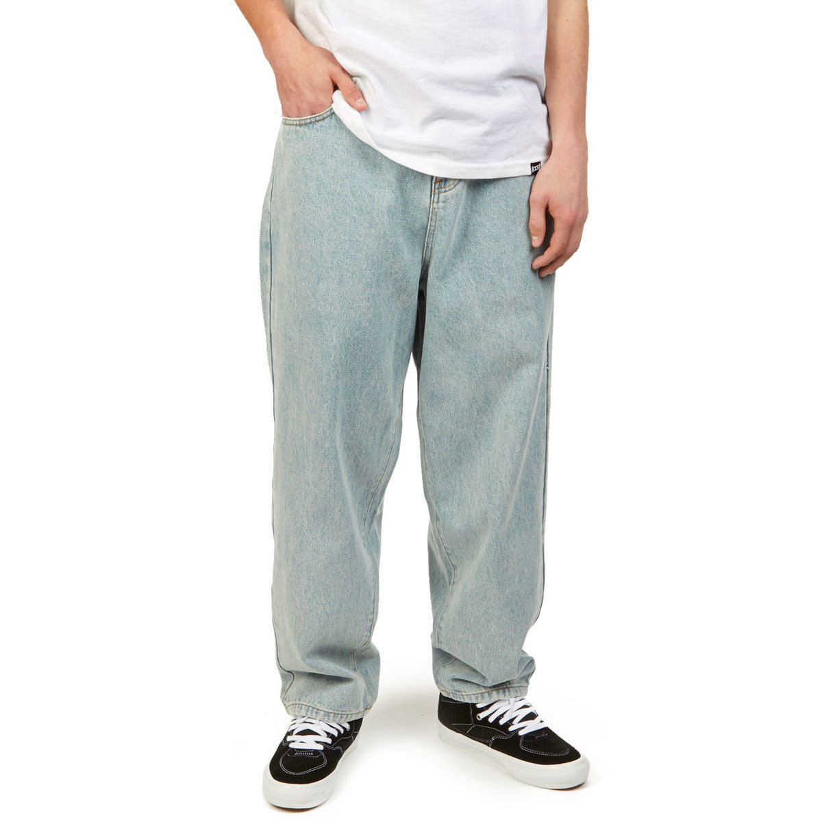 CCS Baggy Taper Denim Jeans - Light Wash image 1