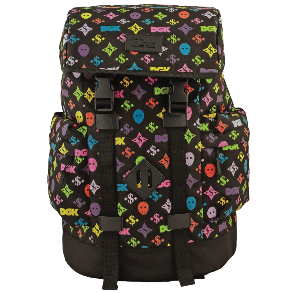 All-Over Logo multi-pocket backpack