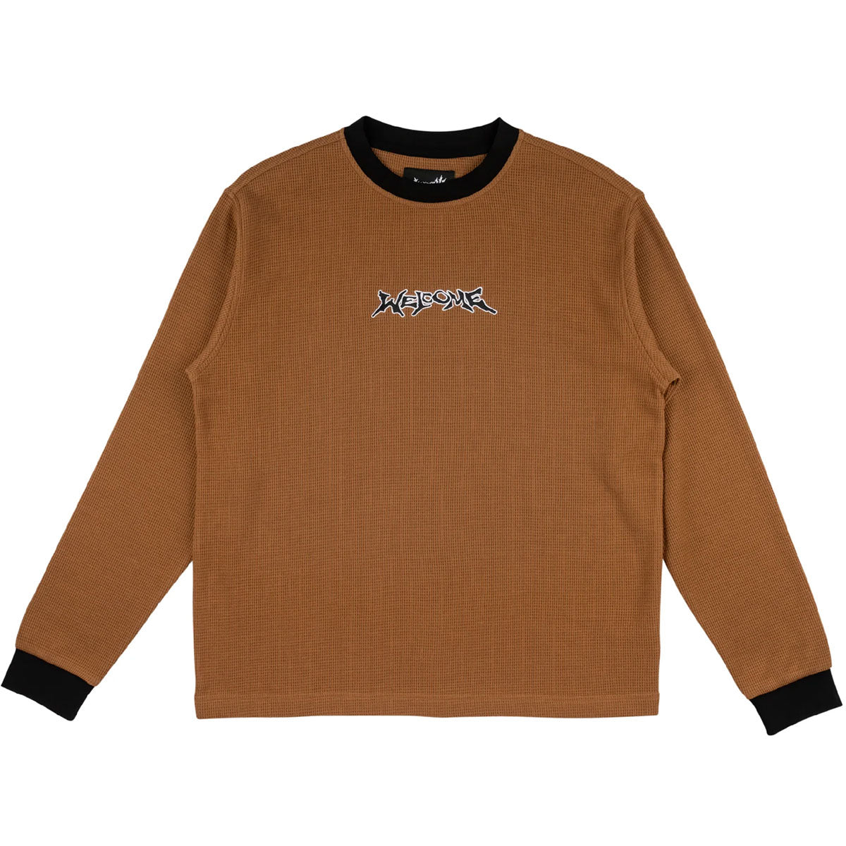 Welcome Breakdown Long Sleeve Thermal Shirt - Brown image 1