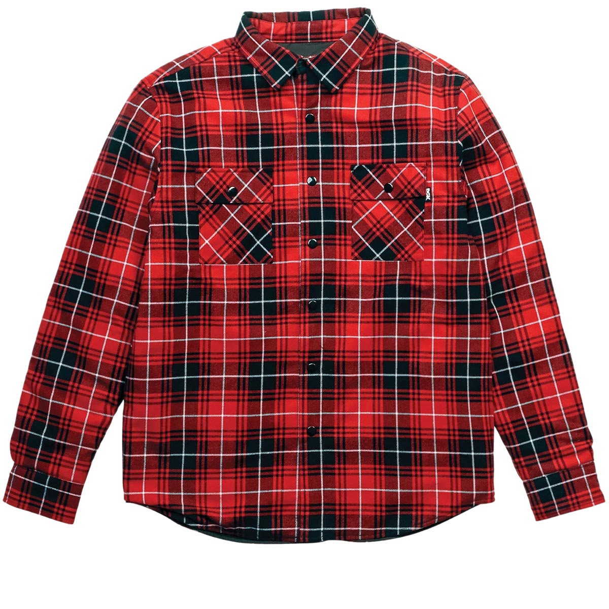 DGK Muerte Flannel Shacket Jacket - Red image 1