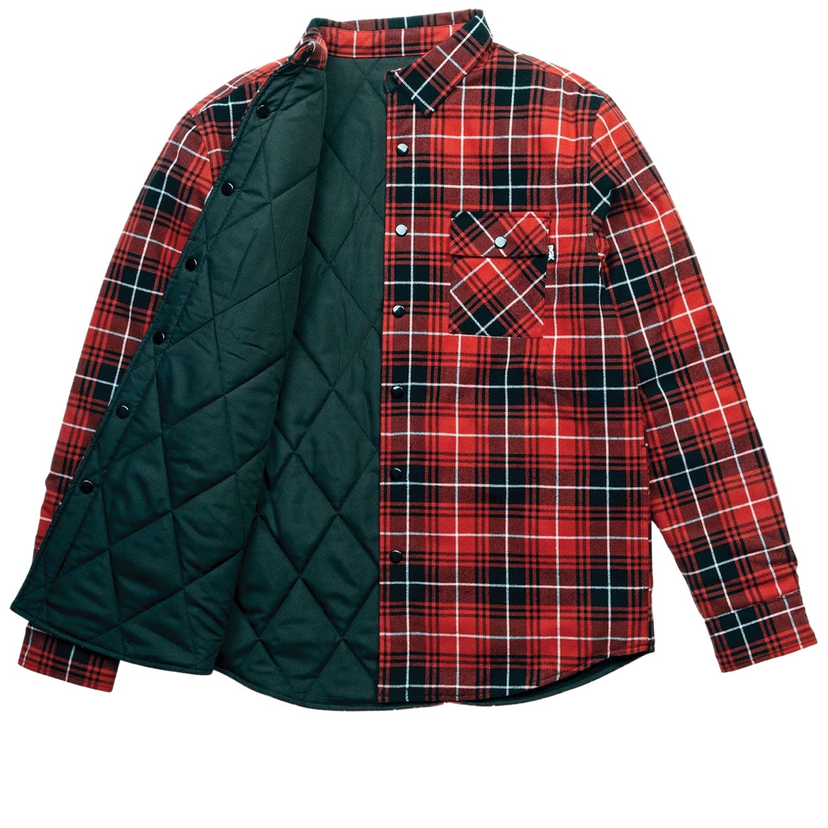 DGK Muerte Flannel Shacket Jacket - Red image 3