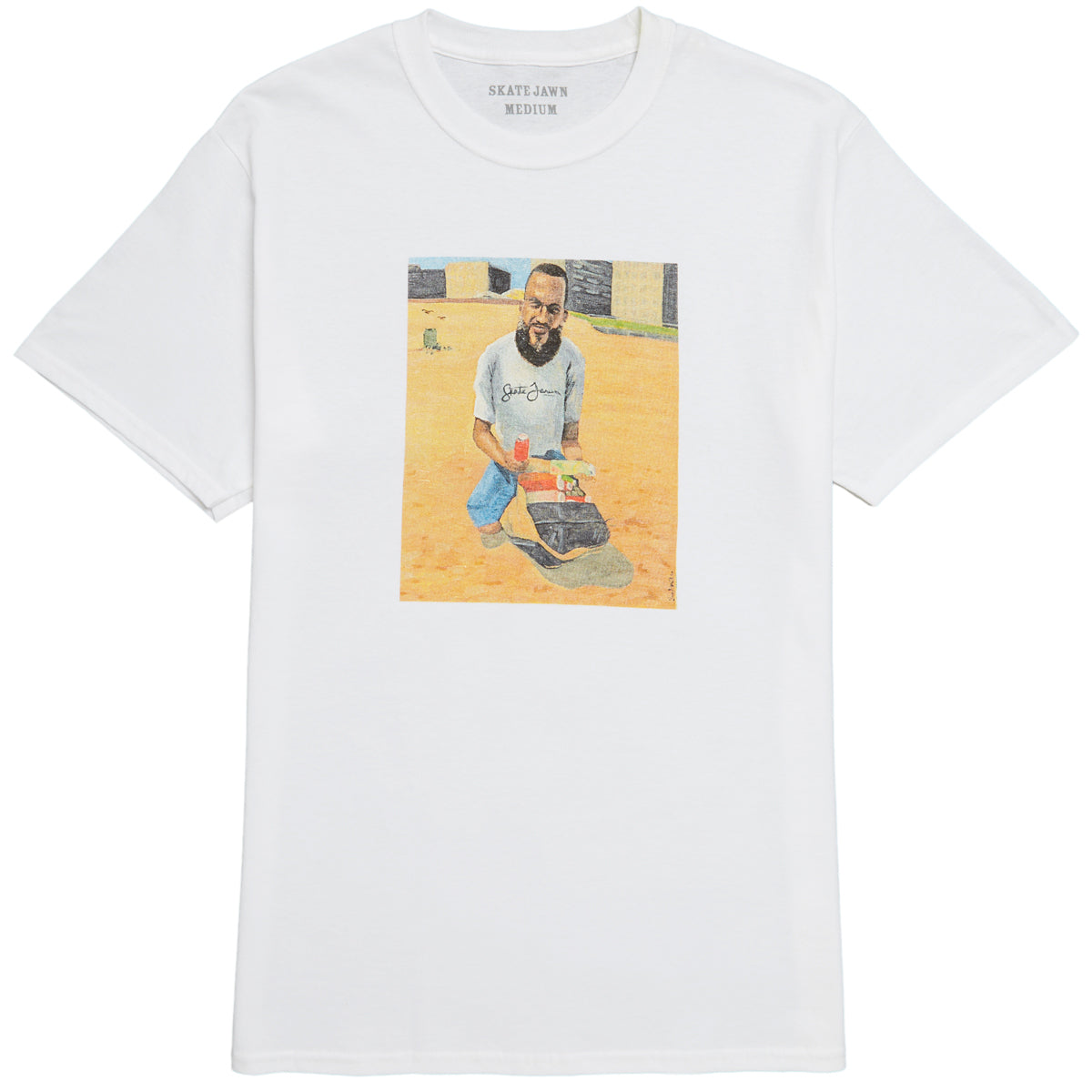 Skate Jawn Nutcracker T-Shirt - White image 1