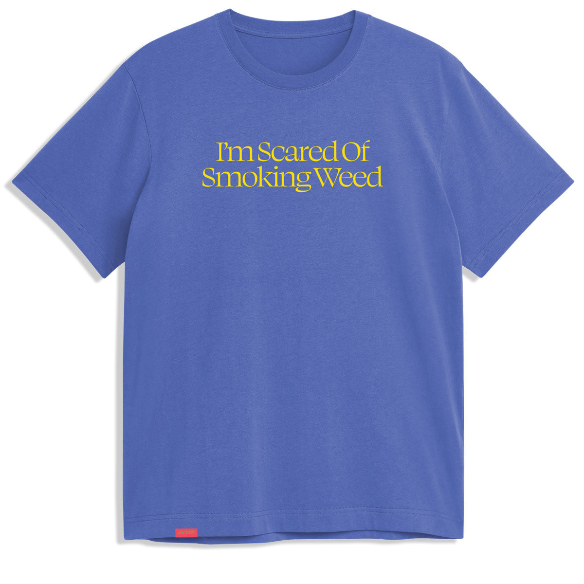 Jacuzzi Scared Weed T-Shirt - Lilac image 1