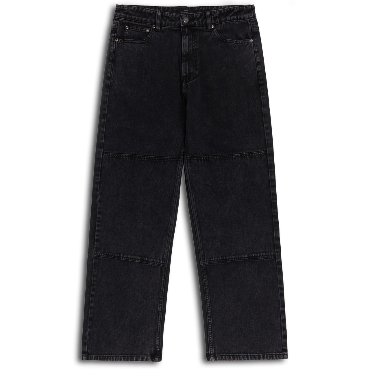 CCS Double Knee Original Relaxed Denim Jeans - Acid Black image 3