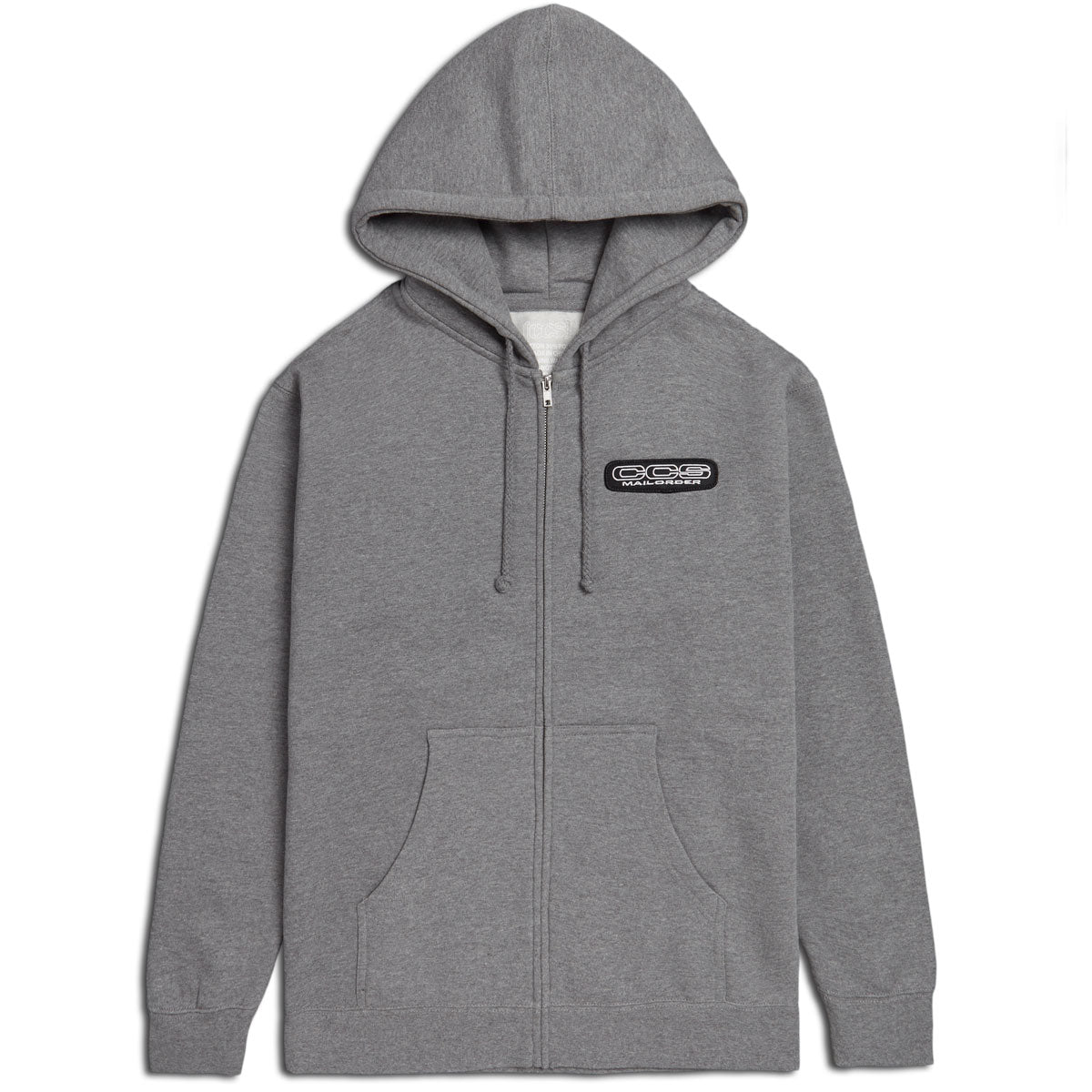 CCS Mailorder Patch Zip Hoodie - Grey/Black image 1