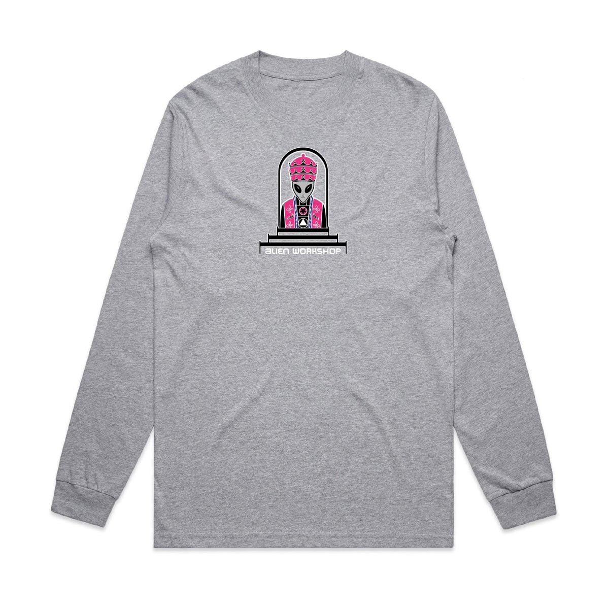 Alien Workshop Priest Long Sleeve T-Shirt - Athletic Grey image 1