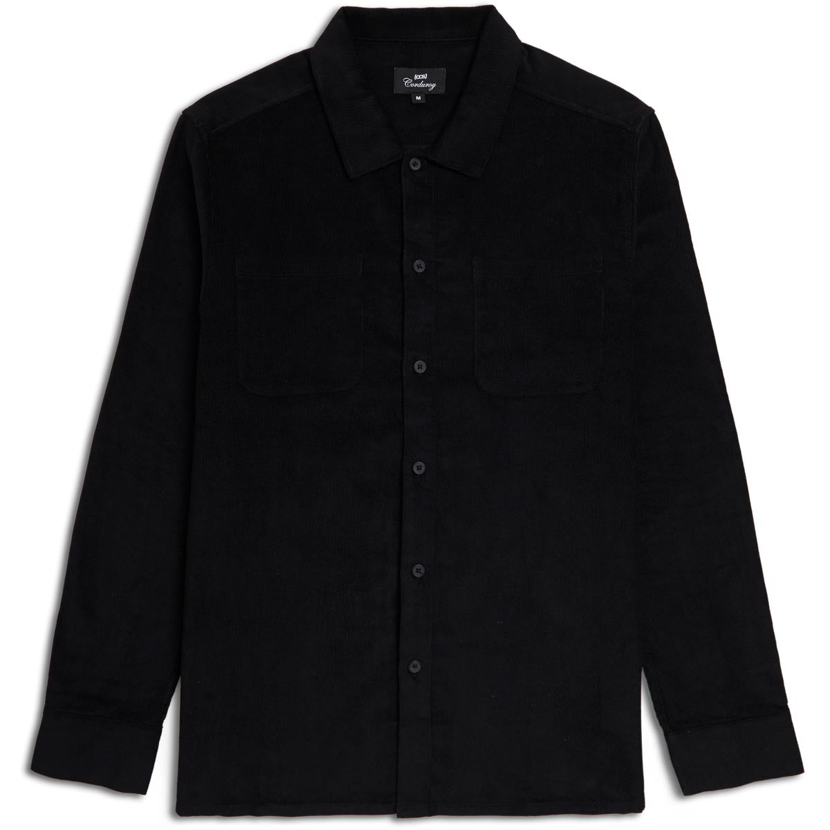 CCS Long Sleeve Corduroy Shirt - Black image 1
