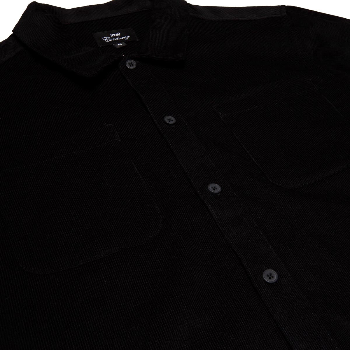 CCS Long Sleeve Corduroy Shirt - Black image 4