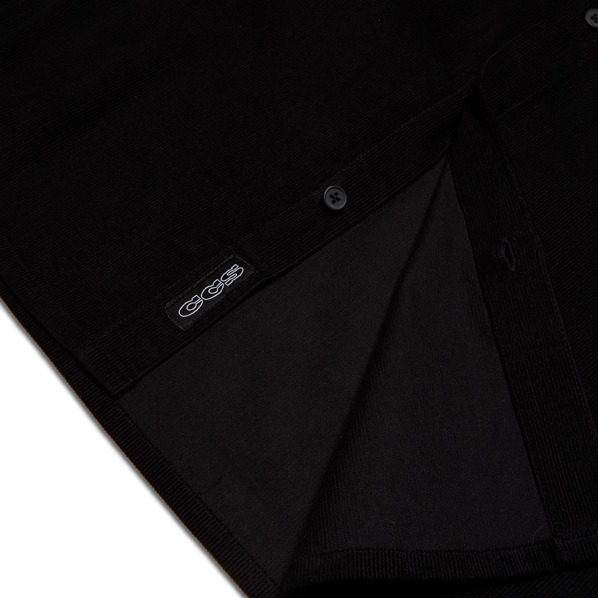 CCS Long Sleeve Corduroy Shirt - Black image 5