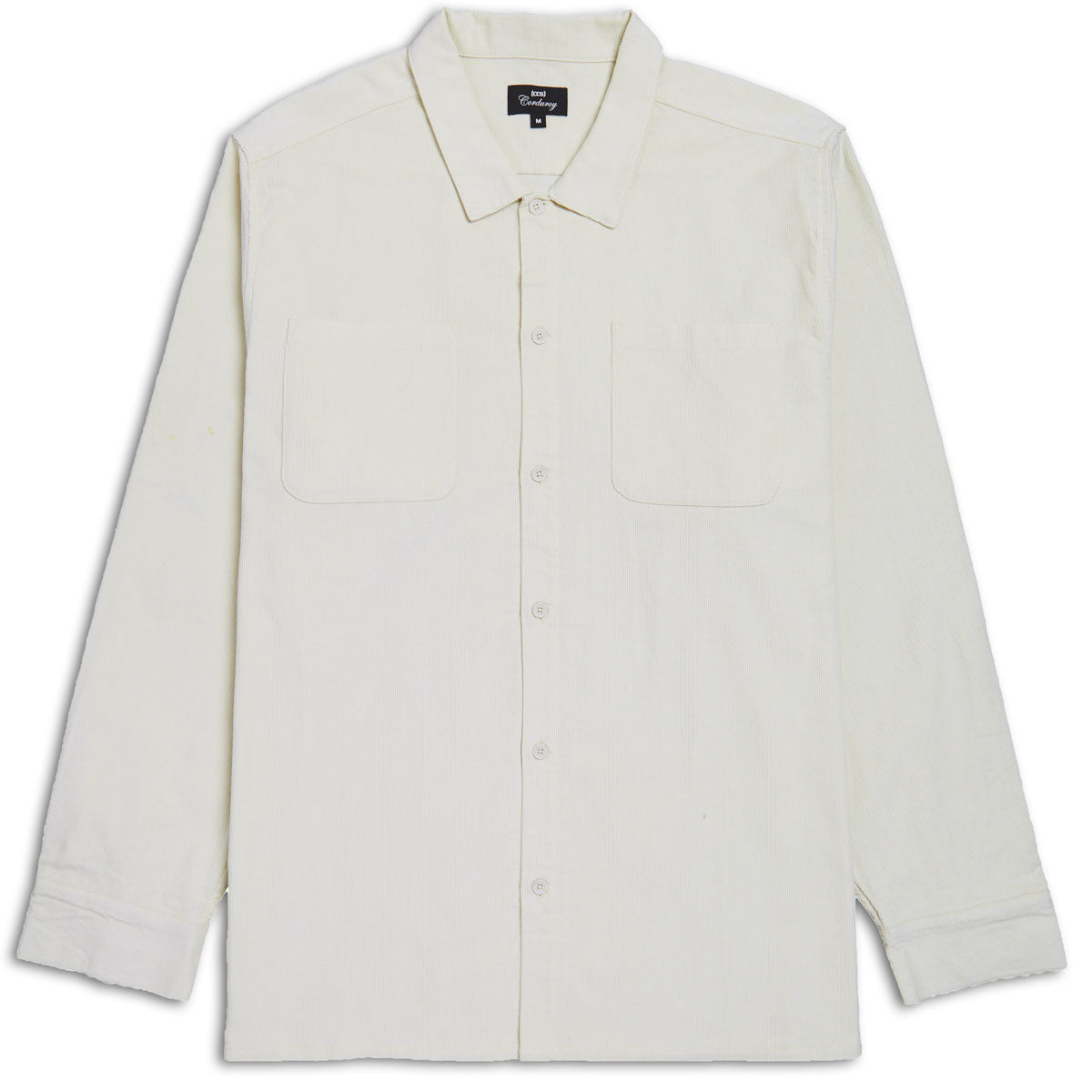 CCS Long Sleeve Corduroy Shirt - Off White image 1