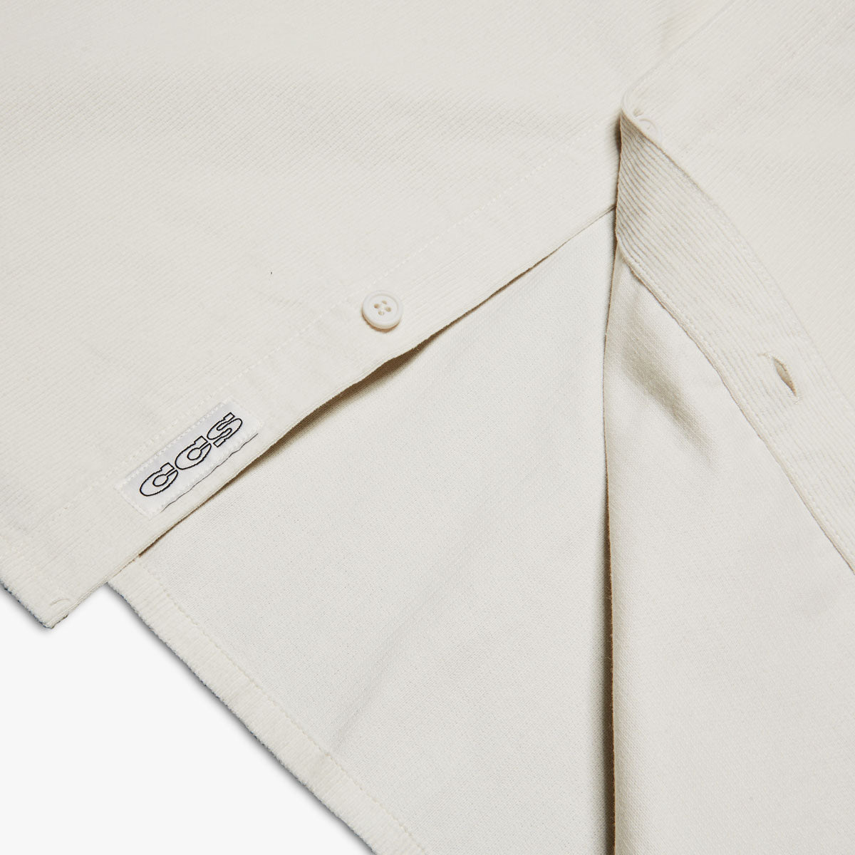 CCS Long Sleeve Corduroy Shirt - Off White image 5