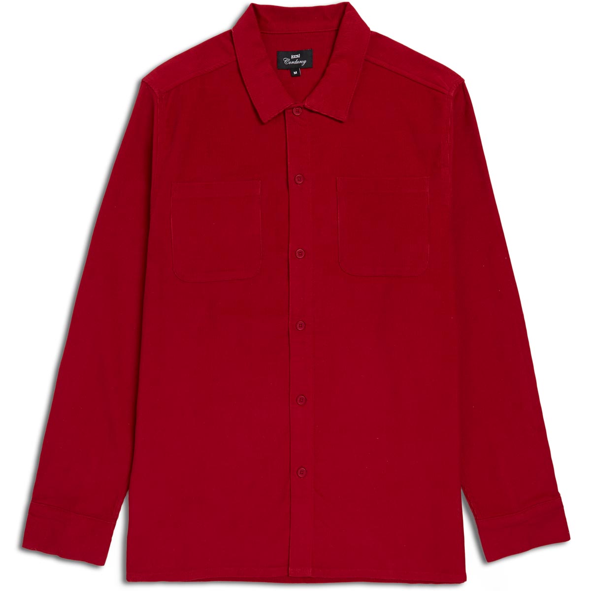 CCS Long Sleeve Corduroy Shirt - Crimson image 1