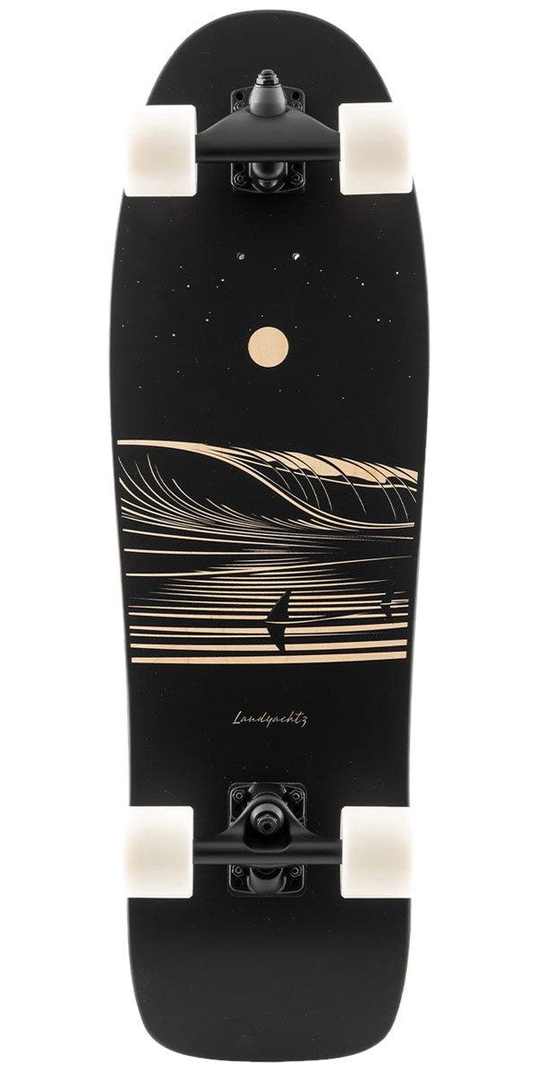 Landyachtz Surf Life Dark Wave Pre-Built Longboard Complete image 1
